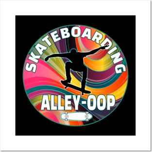 Skateboarding Alley Oop Posters and Art